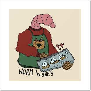 Worm Wishes Posters and Art